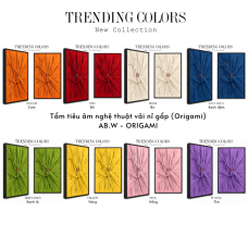 Tấm Tiêu Âm Nghệ Thuật AB.W - ORIGAMI