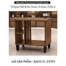 Rack 13 Studio VQP – Tủ Rack Âm Thanh Di Động Chuyên Nghiệp Cho Phòng Thu