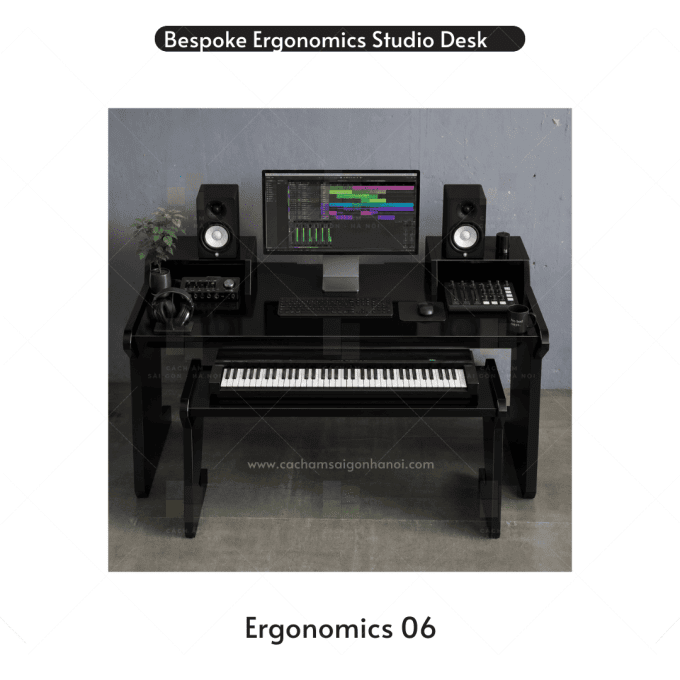 BÀN PHÒNG THU SDESK - Ergonomics 06