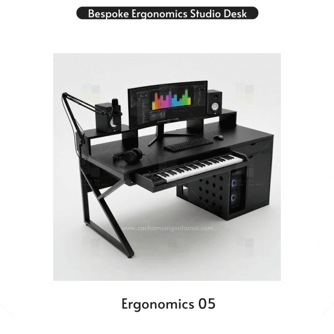 BÀN PHÒNG THU SDESK - Ergonomics 05