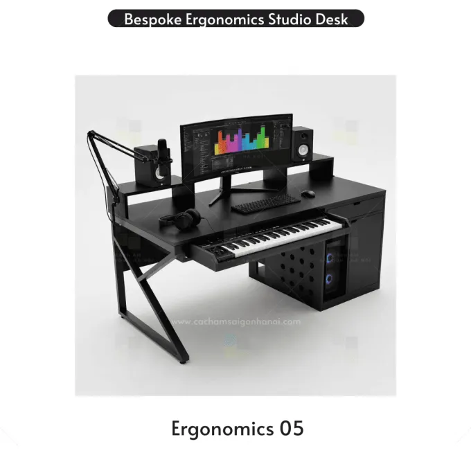 BÀN PHÒNG THU SDESK - Ergonomics 05