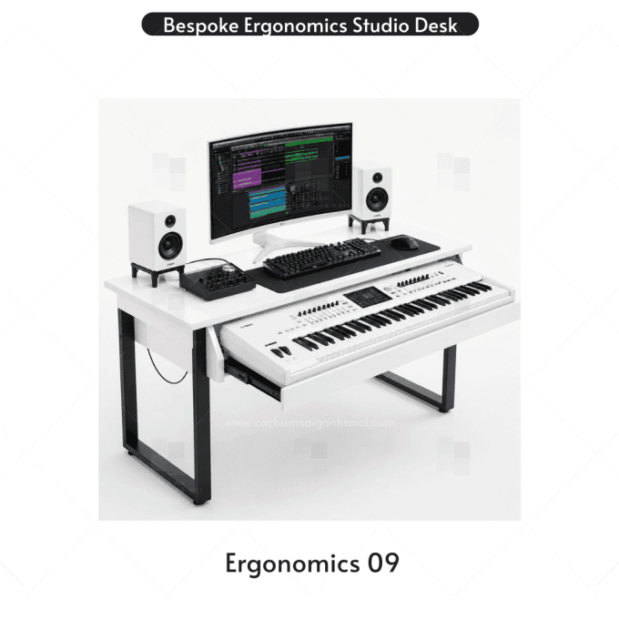 BÀN PHÒNG THU SDESK - Ergonomics 09