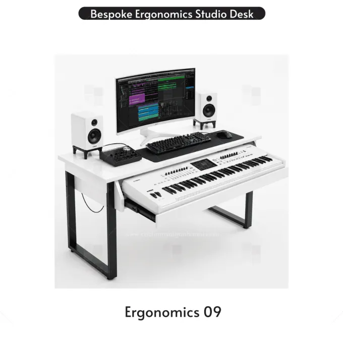 BÀN PHÒNG THU SDESK - Ergonomics 09