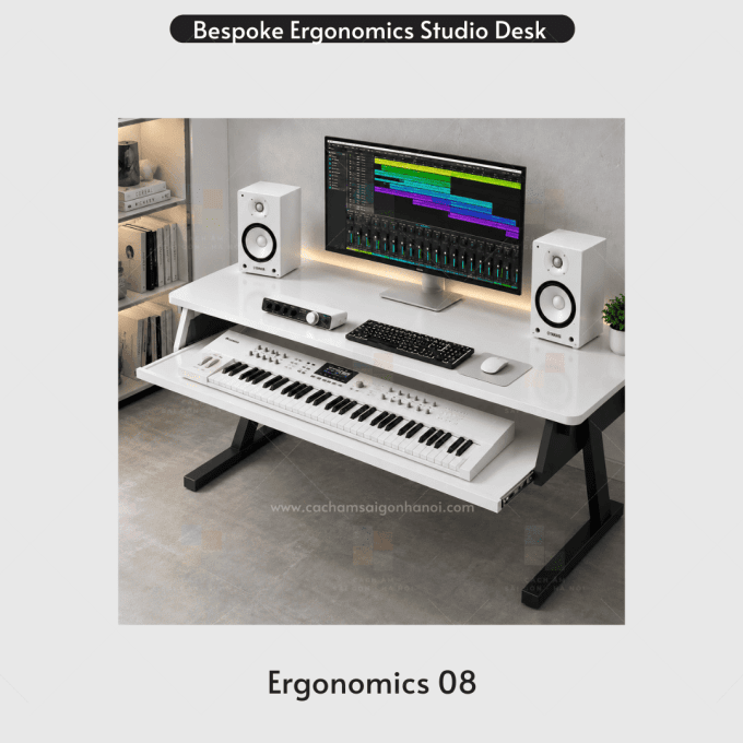 BÀN PHÒNG THU SDESK - Ergonomics 08