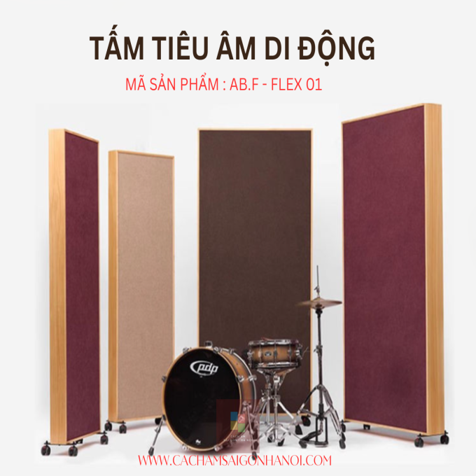 TẤM TIÊU ÂM DI ĐỘNG AB.F - FLEX01 : LINH HOẠT KHÔNG GIAN ÂM THANH CHUYÊN NGHIỆP