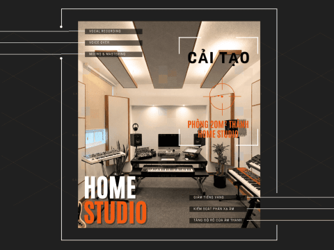 Cải Tạo Phòng 20m² Thành Home Studio Chuyên Nghiệp Tại Khu đô thị Dương Nội, Hà Đông 