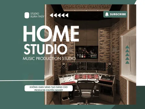 Thiết Kế Music Production Studio Tại Khu Vực Xuân Thủy, Cầu Giấy, Hà Nội – Phòng Thu Âm Chuyên Nghiệp Chuẩn Quốc Tế 