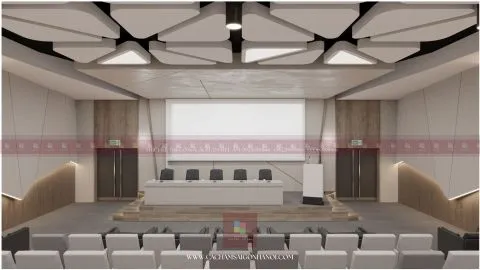 Kiến Tạo Không Gian Âm Thanh Đẳng Cấp: Dự Án Tiêu Âm Hội Trường Hiện Đại Tại Hà Nội