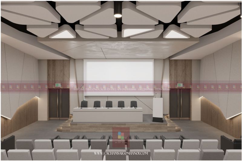 Kiến Tạo Không Gian Âm Thanh Đẳng Cấp: Dự Án Tiêu Âm Hội Trường Hiện Đại Tại Hà Nội