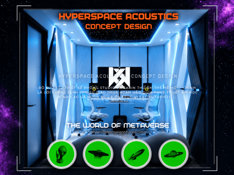 THIẾT KẾ PHÒNG THU ÂM THÀNH PHỐ THÁI BÌNH | BỘ SƯU TẬP HYPERSPACE ACOUSTICS
