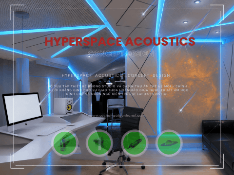 THIẾT KẾ PHÒNG THU ÂM CHUYÊN NGHIỆP THE MATRIX ONE | BỘ SƯU TẬP HYPERSPACE ACOUSTICS