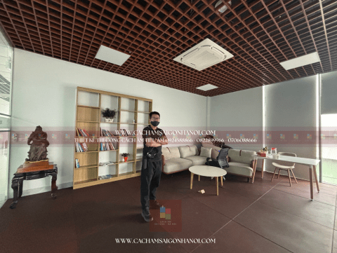 Cách Âm Sài Gòn Hà Nội Hoàn Thành Phòng Livestream Bán Hàng Chuẩn Studio tại Nhà Máy Giấy Xương Giang, Bắc Giang