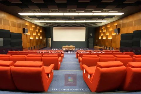 Thiết Kế & Thi Công Cách Âm, Tiêu Âm, Trang Trí Hội Trường Đa Năng Trường Học Quốc Tế