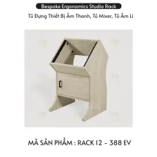 Rack 12U Studio Rack – Tủ Đựng Thiết Bị Âm Thanh, Mixer, Amplifier Chuyên Nghiệp