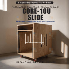 RACK CORE-10U SLIDE – Tủ Rack Studio 10U Khay Trượt