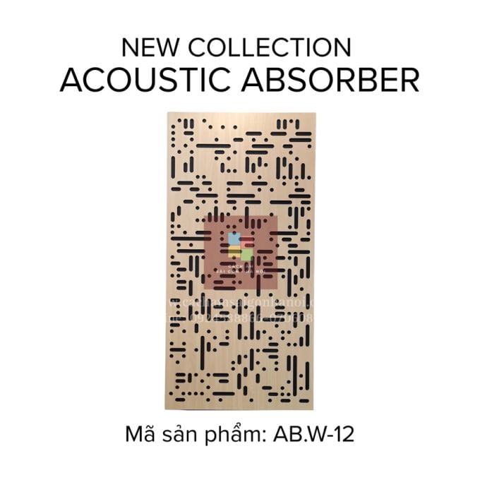 TẤM TIÊU ÂM GỖ CNC - AB.W-12
