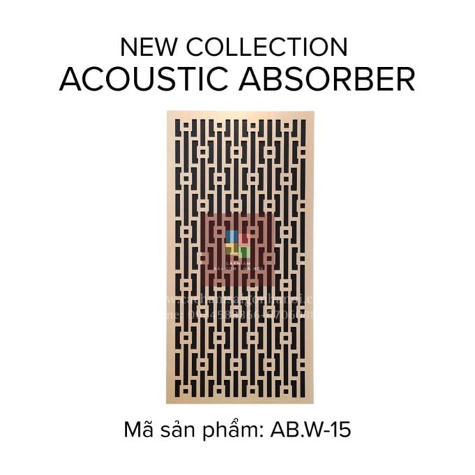 TẤM TIÊU ÂM GỖ CNC - AB.W-15