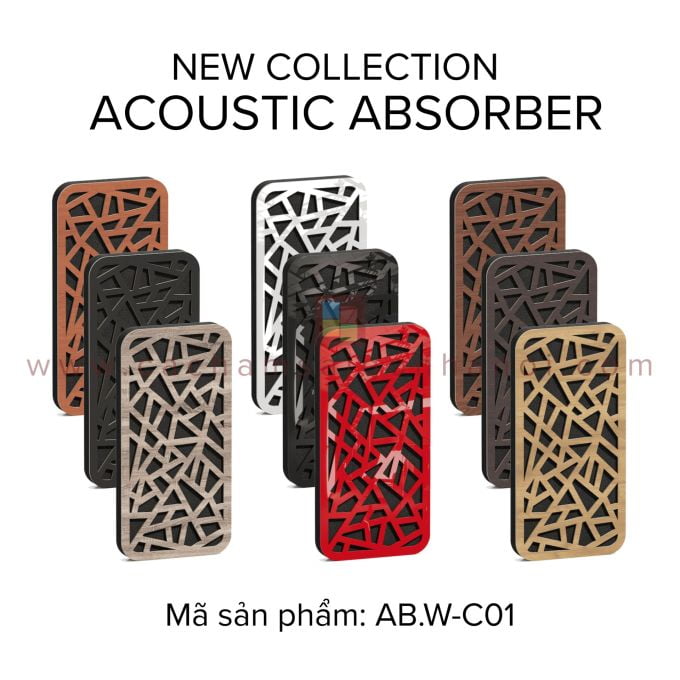 TẤM TIÊU ÂM GỖ CNC - AB.W-C01