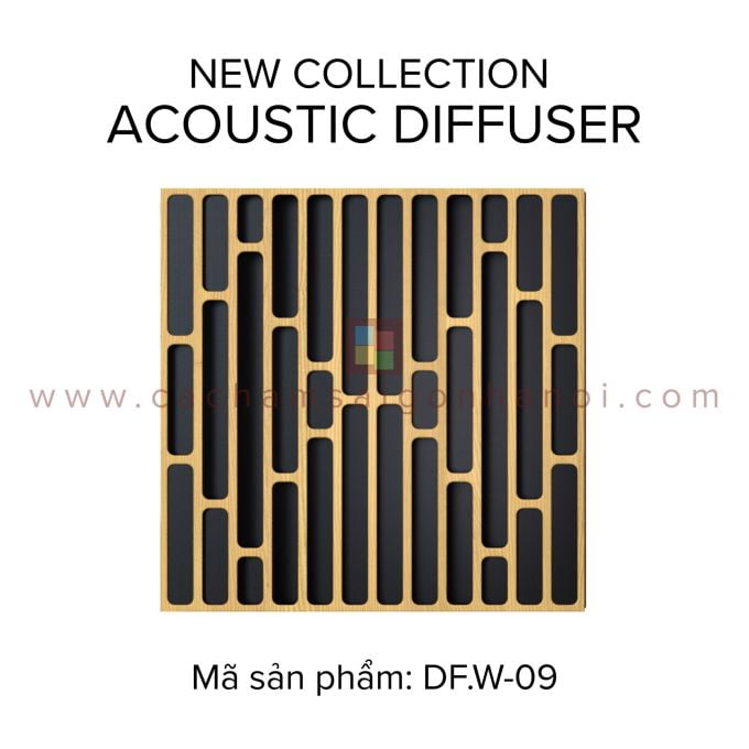 Tấm Tán Âm 3D ACOUSTIC DIFFUSER - DF.W-09
