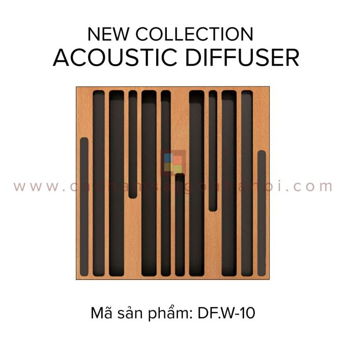 Tấm Tán Âm 3D ACOUSTIC DIFFUSER - DF.W-10