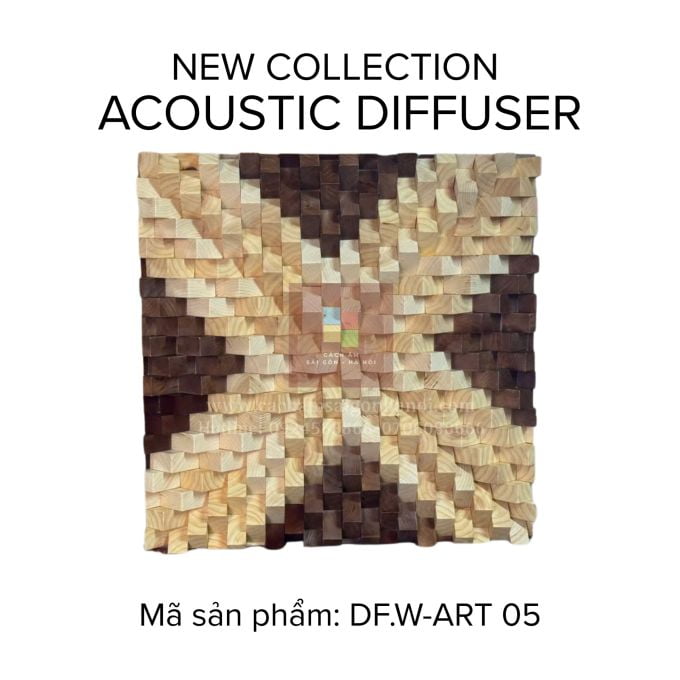 Tranh Tán Âm 3D ACOUSTIC DIFFUSER - DF.W-ART 05