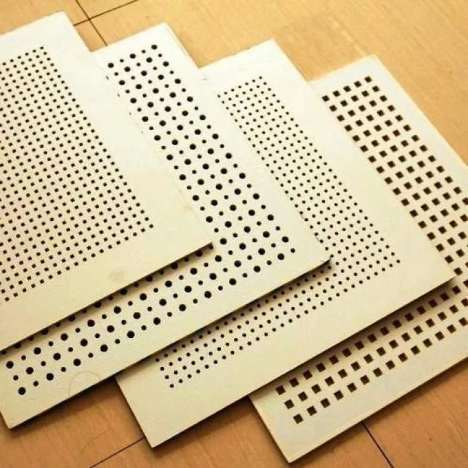 TẤM GỖ TIÊU ÂM ĐỤC LỖ