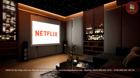 Tận hưởng phòng phim gia đình ngay trong căn hộ chung cư 