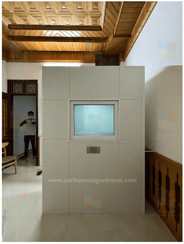 Mặt bên buồng đo thính lực AUDIOMETRY BOOTH 03
