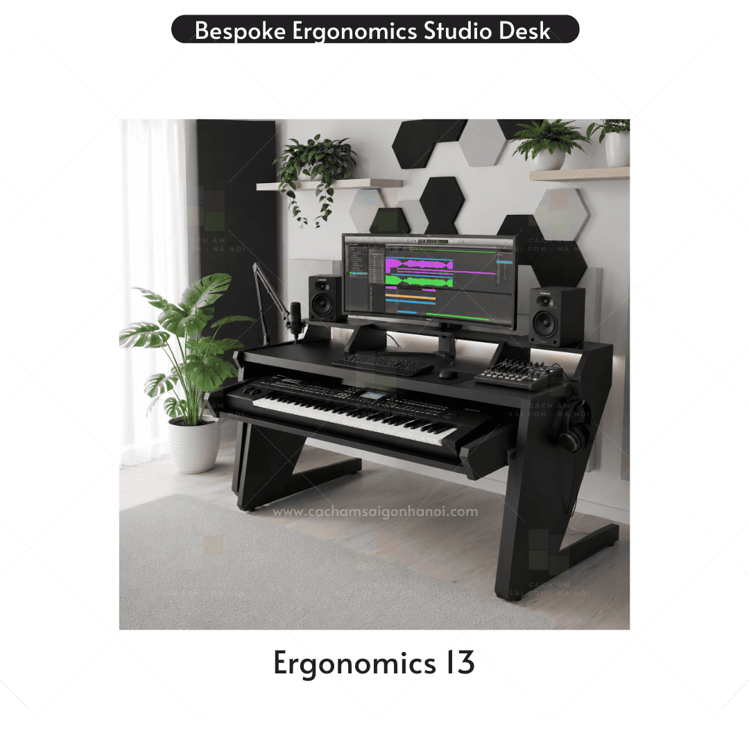 Bàn Producer Ergonomics 13 dành cho phòng thu âm chuyên nghiệp