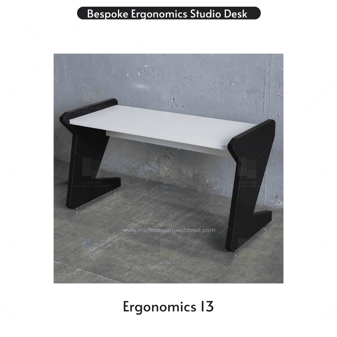 Bàn phòng thu Ergonomics 13 sử dụng cho đàn MIDI Keyboard và workstation