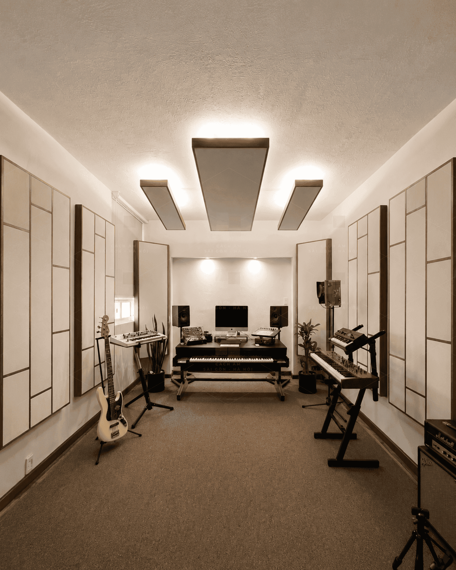Hệ thống tiêu âm treo trần Acoustic Ceiling Cloud