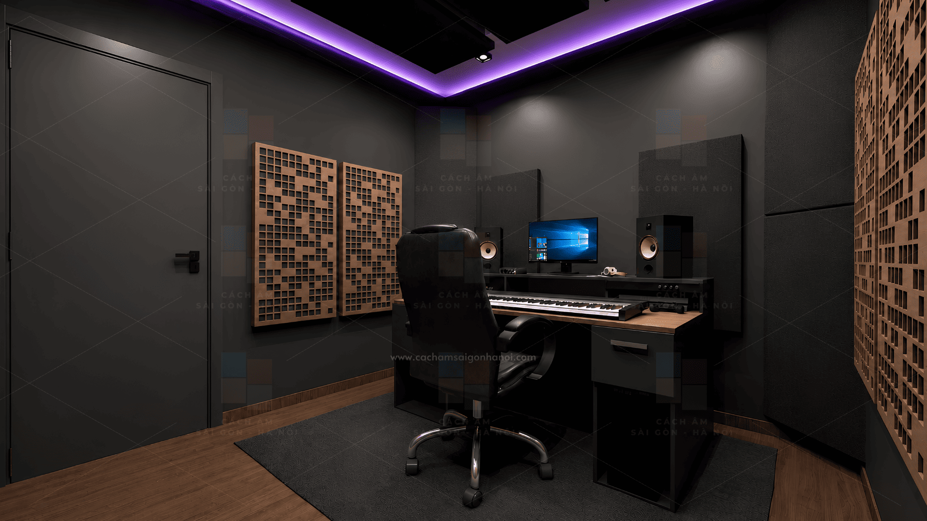 Giải pháp âm học đồng bộ cho Music Production Studio