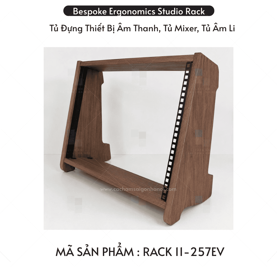 Rack 11 màu 257EV tủ rack âm thanh chuyên nghiệp cho phòng thu âm