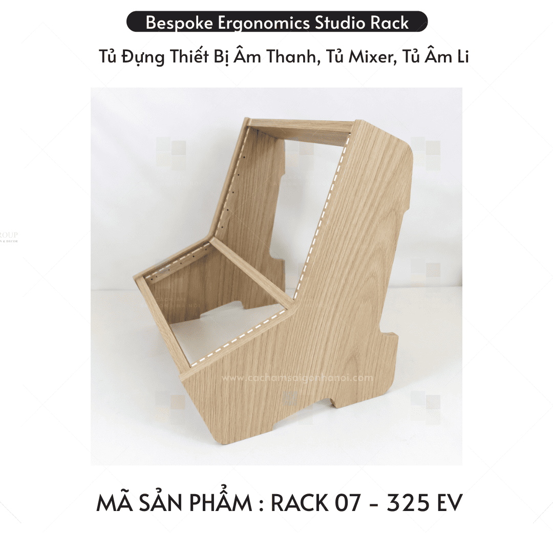 Rack 07 màu 325EV tủ rack thiết bị âm thanh cao cấp