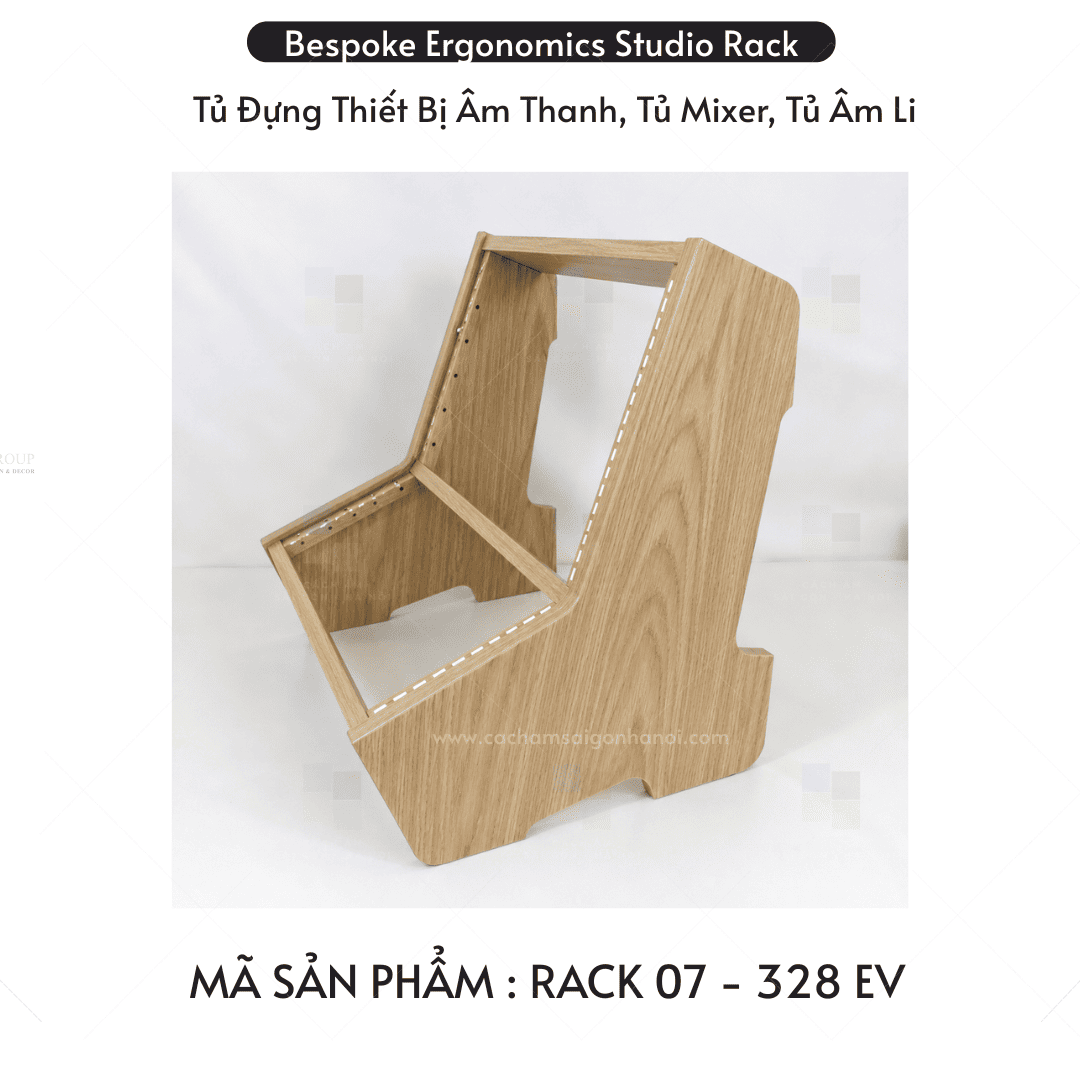 rRack 07 màu 328EV audio rack cabinet dành cho phòng thu chuyên nghiệp