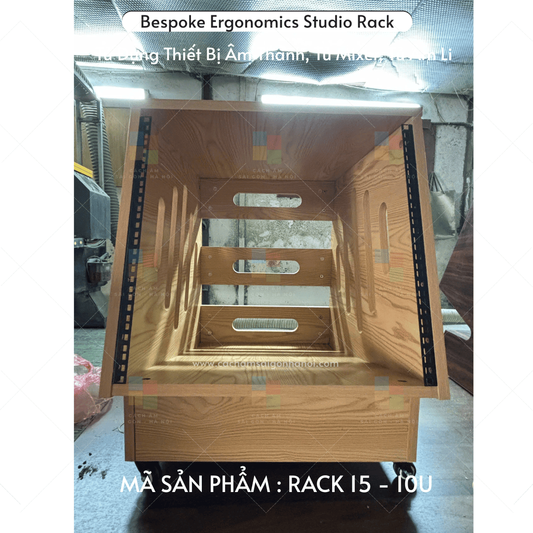 Hệ rack 10U lắp thiết bị âm thanh RACK 15