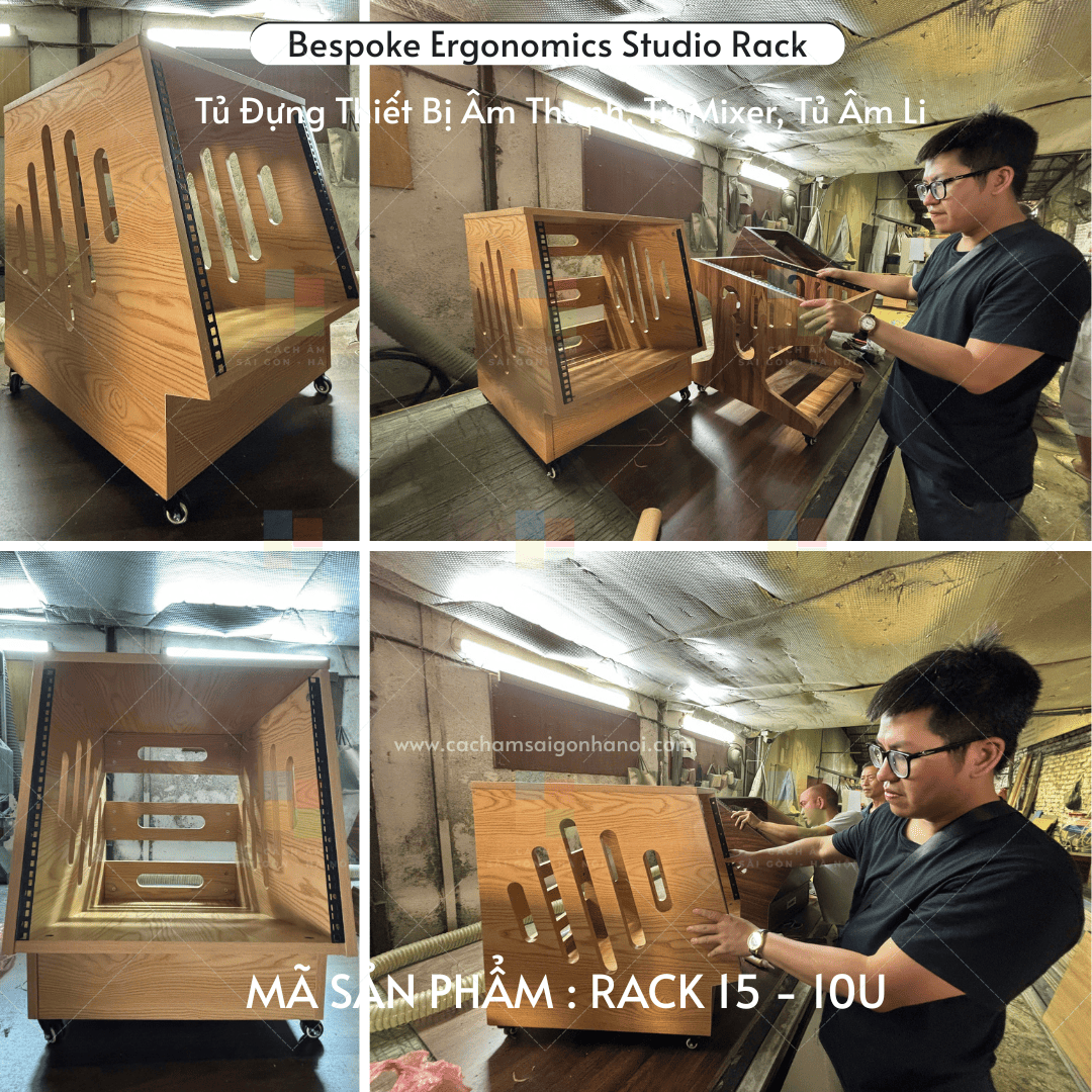 Quá trình sản xuất tủ rack studio RACK 15 10U