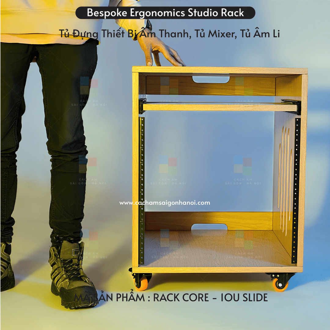 Khay trượt RACK CORE-10U SLIDE cho thiết bị studio