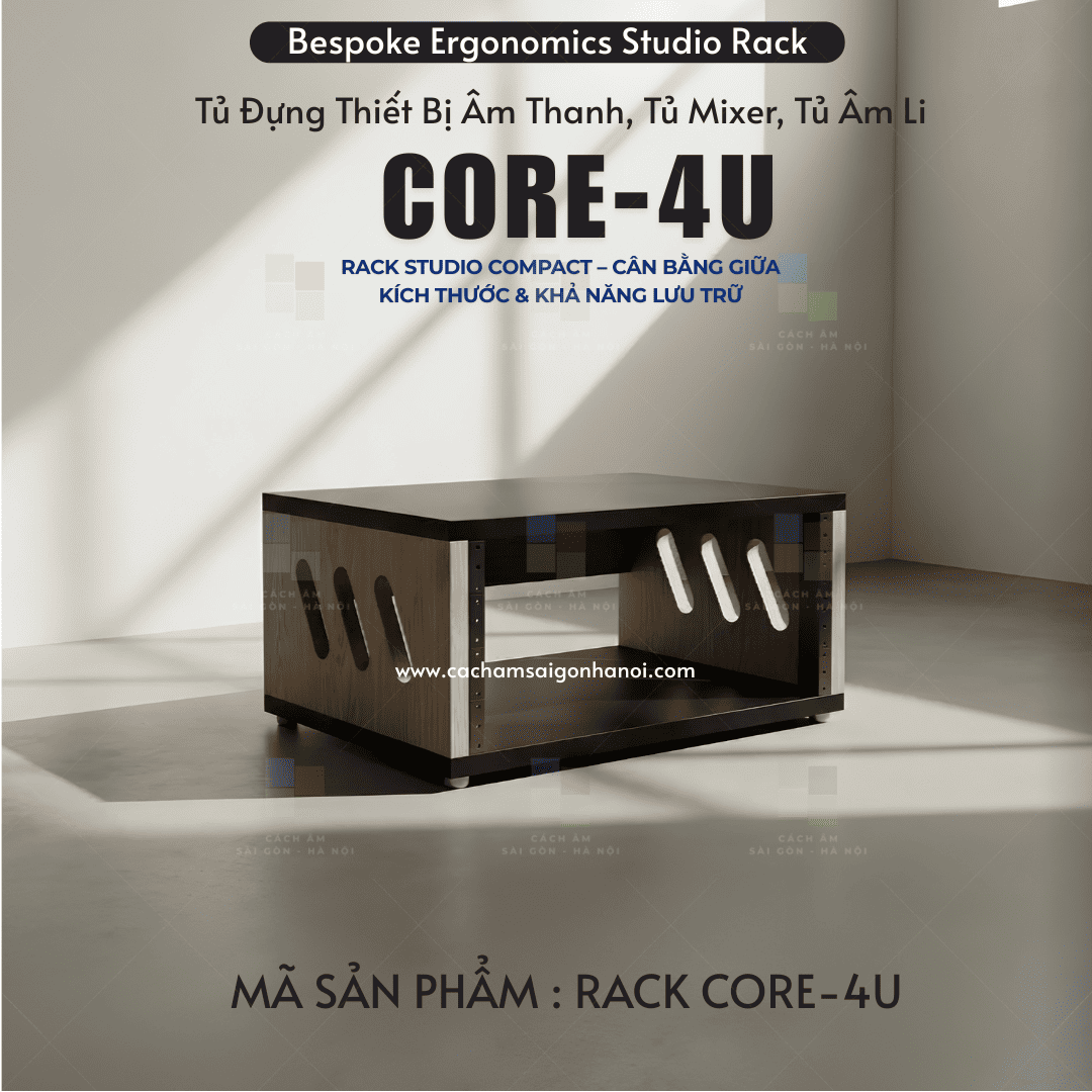 RACK CORE-4U Studio Rack compact chuẩn 19 inch