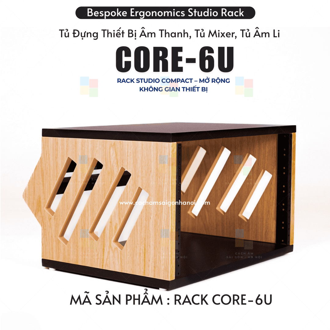 Khe thoáng hai bên RACK CORE-6U