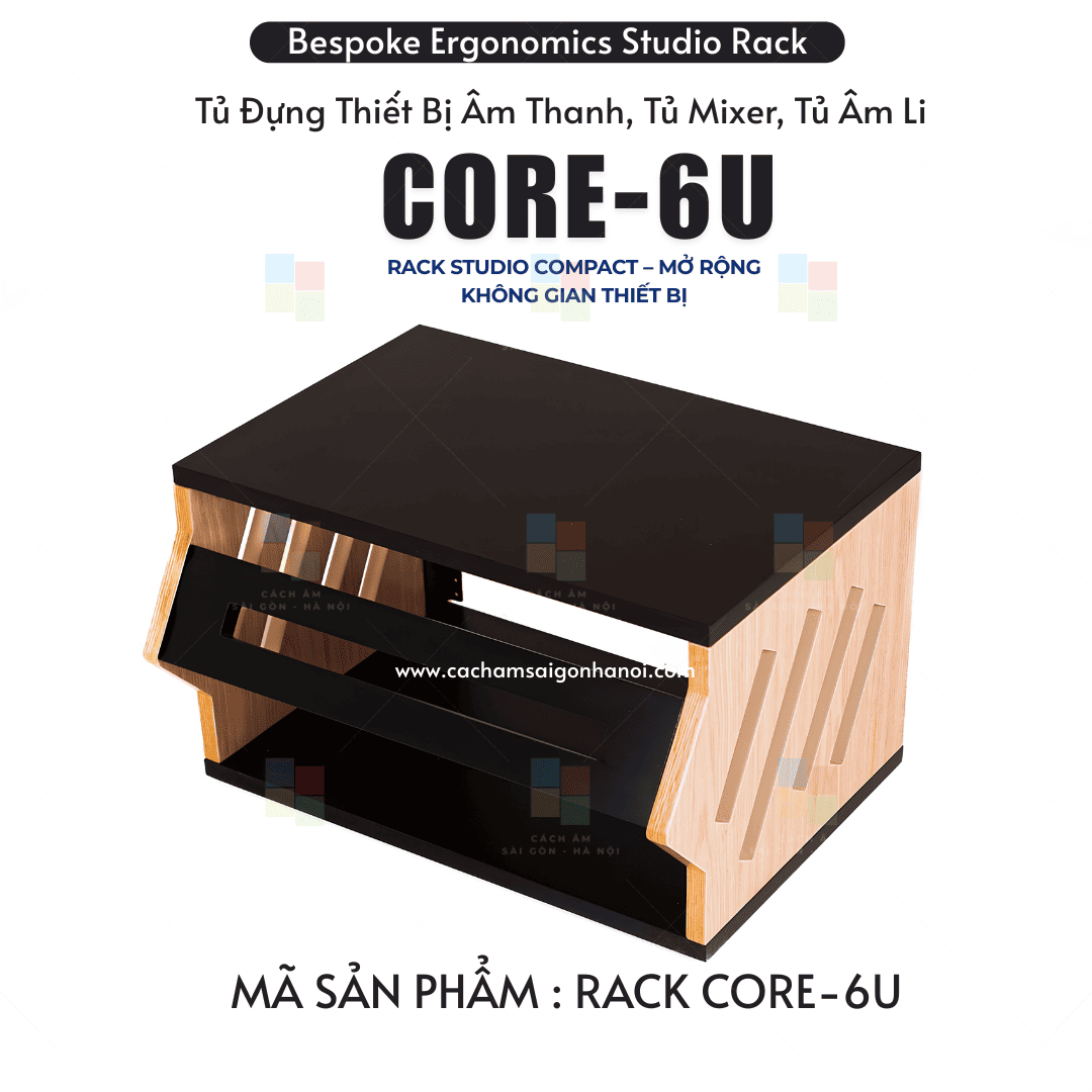 Thiết kế compact của RACK CORE-6U