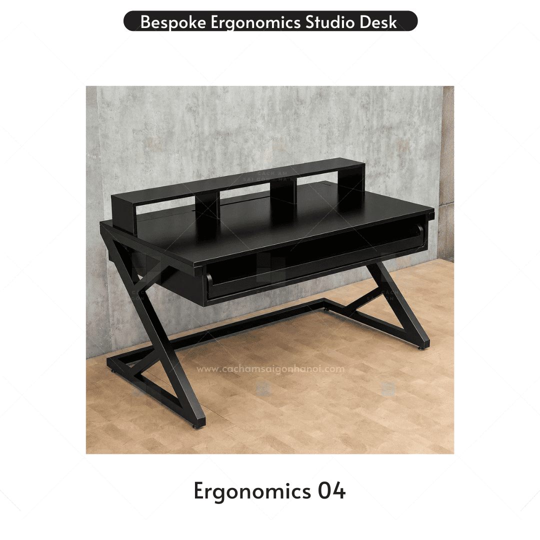 Bàn Producer Desk Ergonomics 04 màu đen