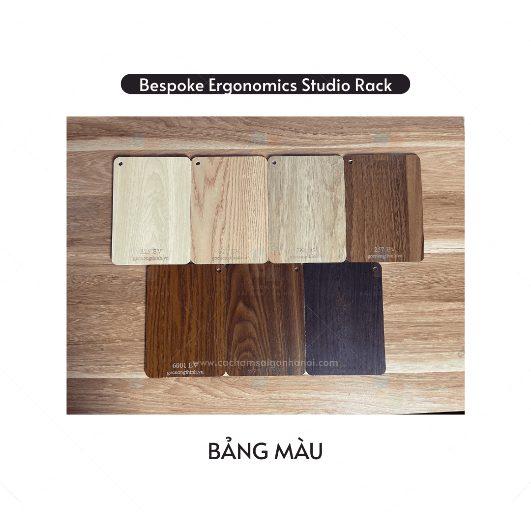 Bảng màu Melamine Rack 13 Studio VQP