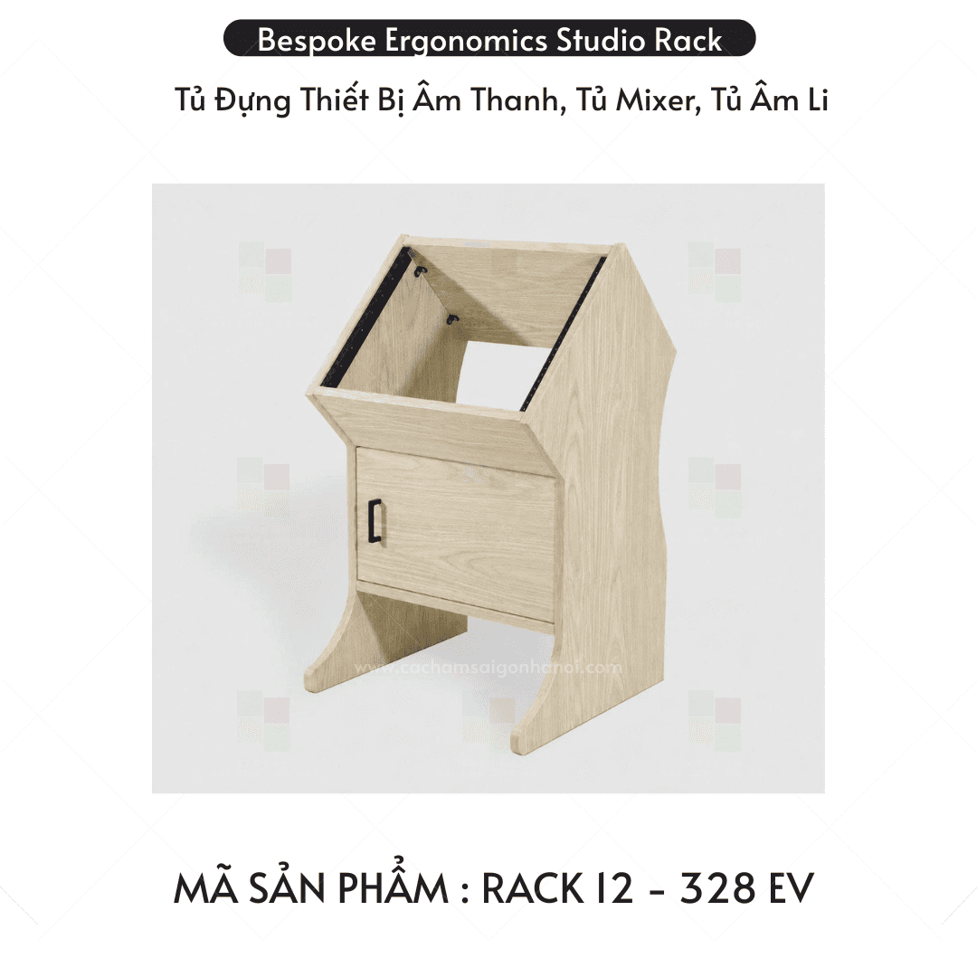 Rack 12U 328EV rack thiết bị âm thanh chuẩn 19 inch