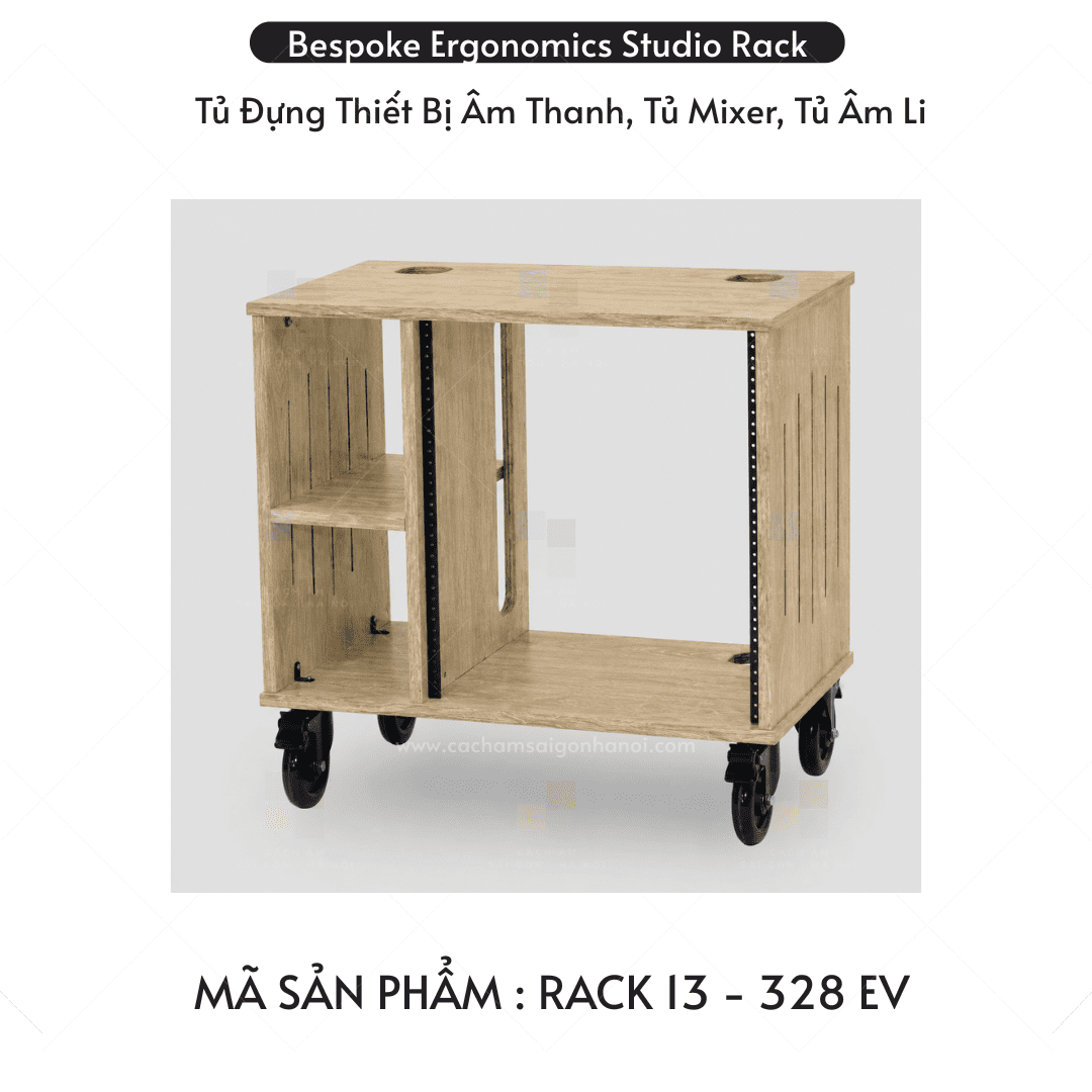 Rack 13 màu 328EV tủ rack audio tiêu chuẩn 19 inch