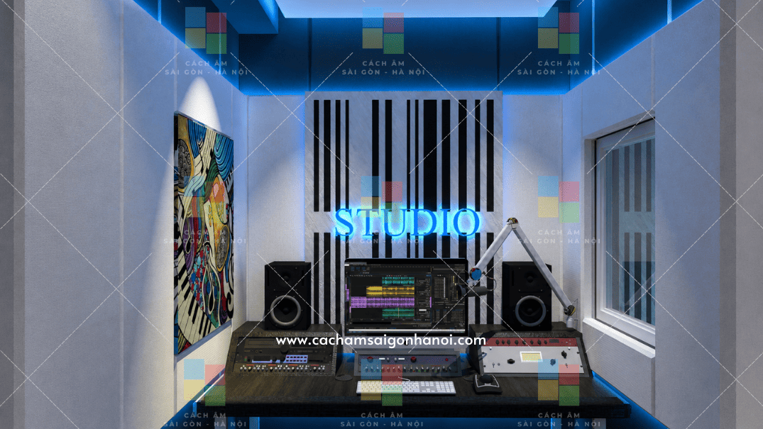 Giải pháp cách âm tiêu âm chuyên nghiệp tại Music Band Studio Linh Đàm Hà Nội
